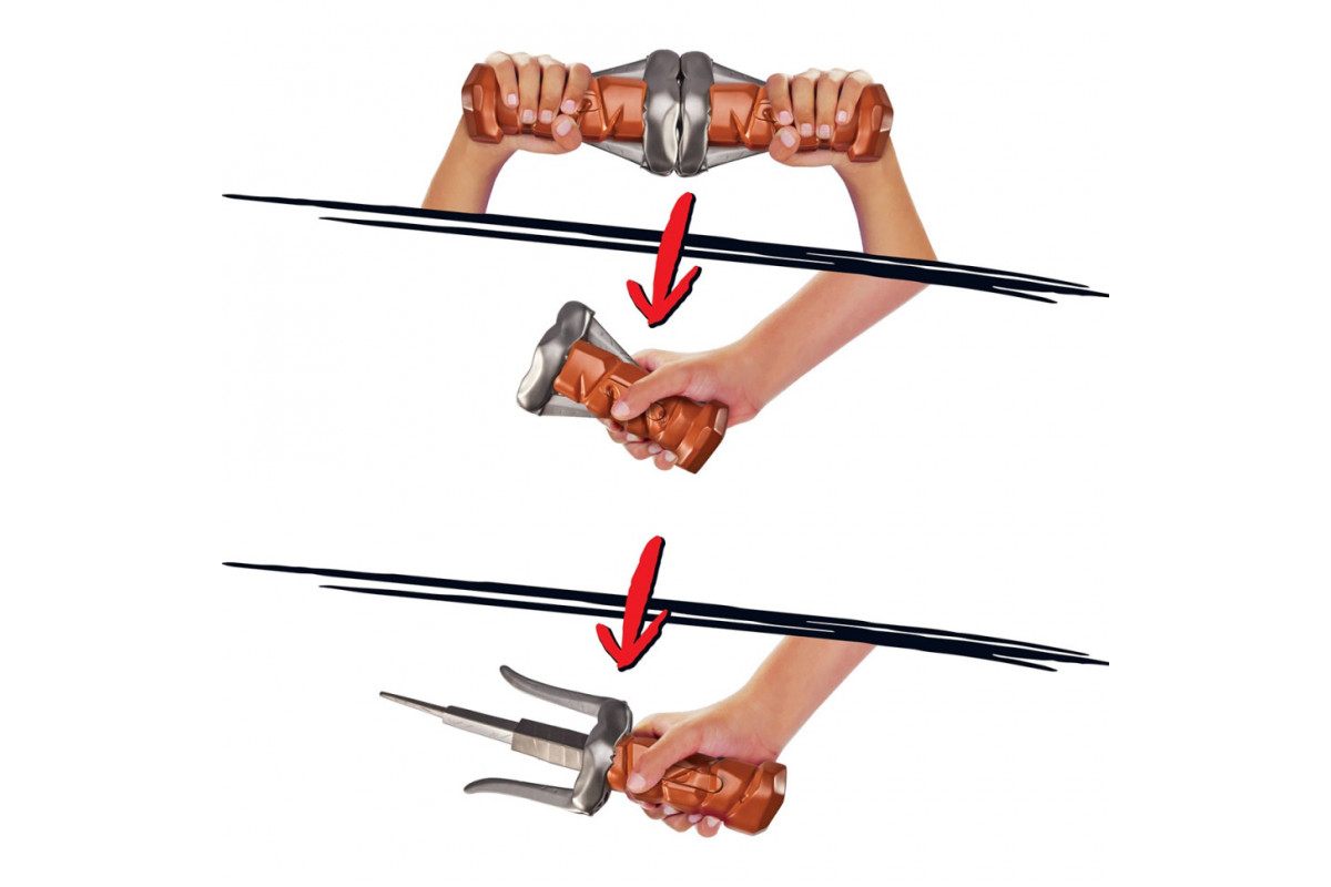 Набор игрушечного оружия Кинжал-сай Рафаэля TMNT 83524 трансформируется