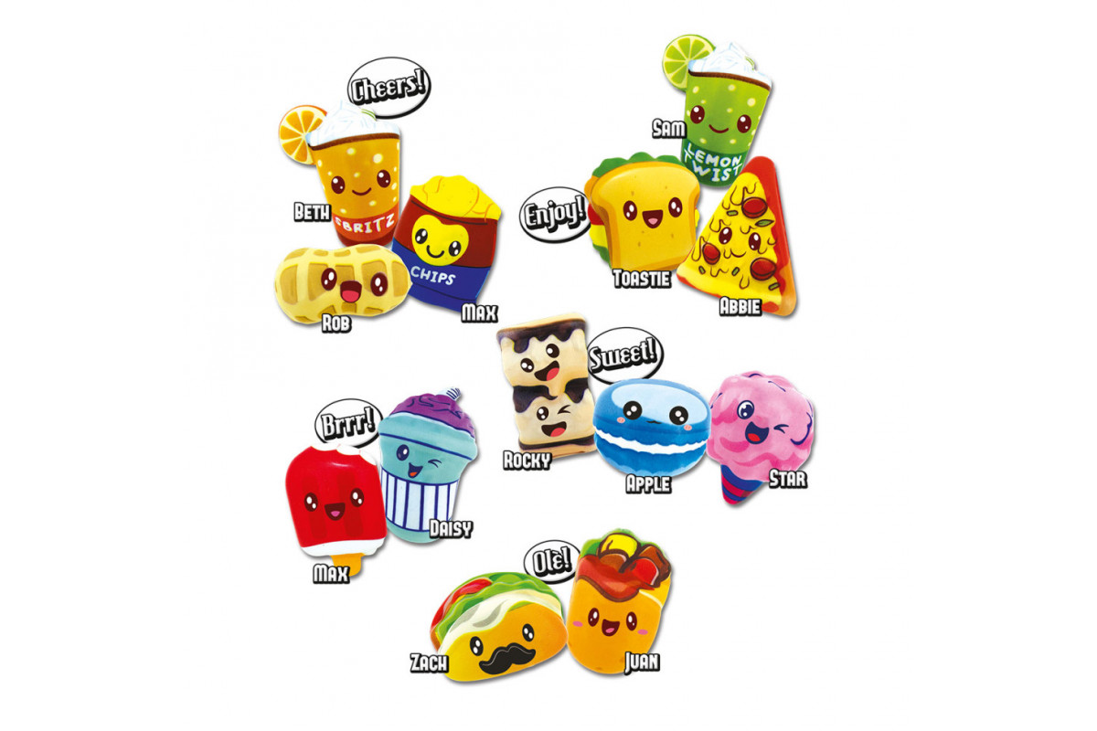 Іграшка-сюрприз у кулі Кумедні нямки Cool Things FO002 серії "Foodies"