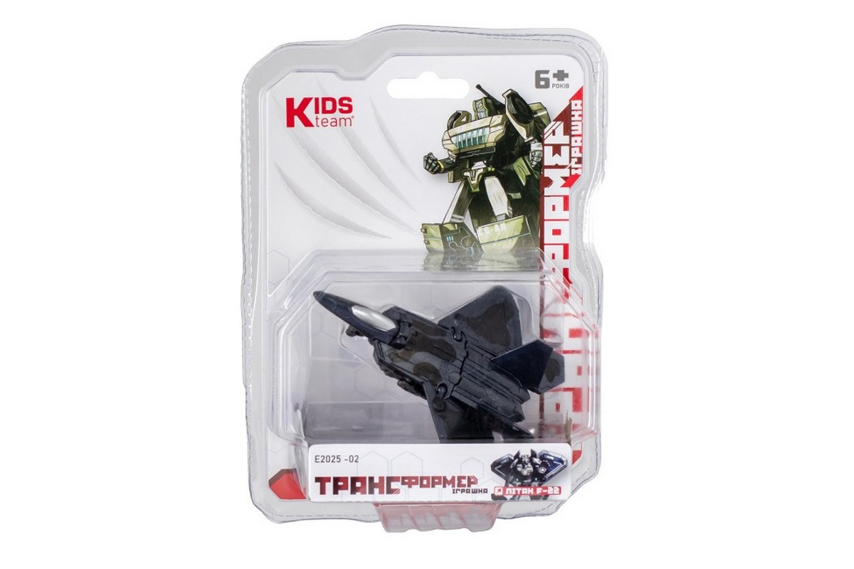 Детская игрушка трансформер "Самолет F-22" E2025-02