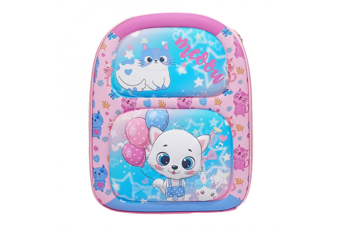 Рюкзак дитячий "Meooow" N941(Pink) 1 відділення, застібка-блискавка