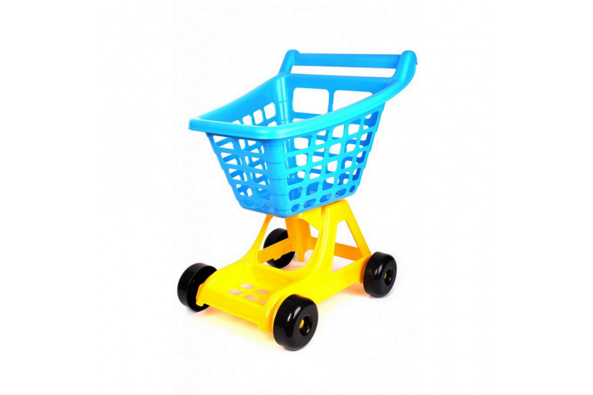 Детская игровая "Тележка для супермаркета" ТехноК 4227TXK, 56х47х36.5 см Синий