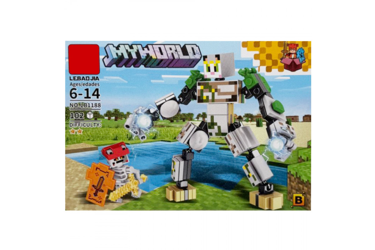 Детский конструктор "Minecraft" LB1188-B 102 детали
