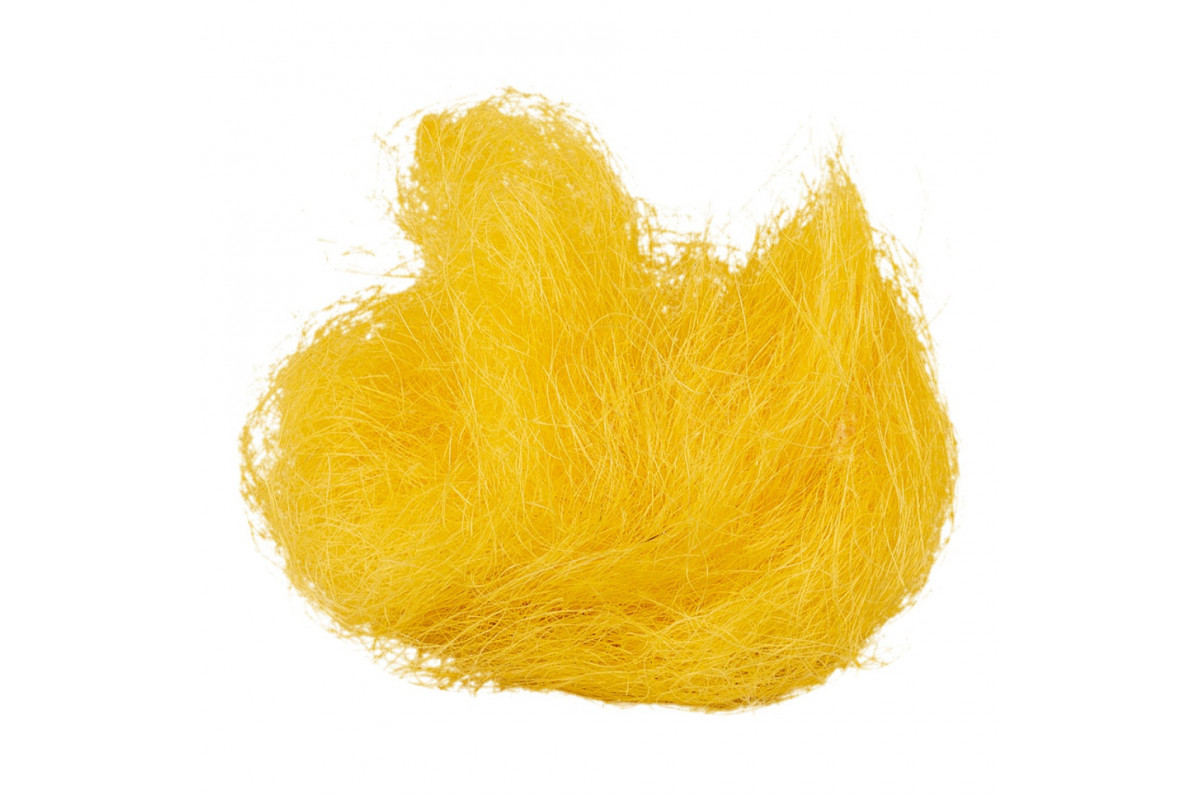 Декоративный наполнитель Сизаль 742781 натуральный, 30 грамм, желтый