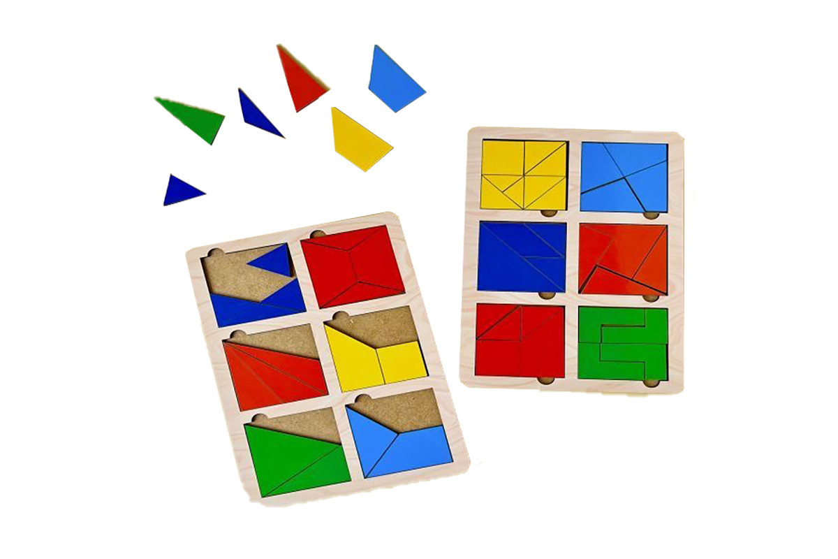 Вкладиші "Квадрати Нікітіна" (ПСД206) PSD206, 2 рівень