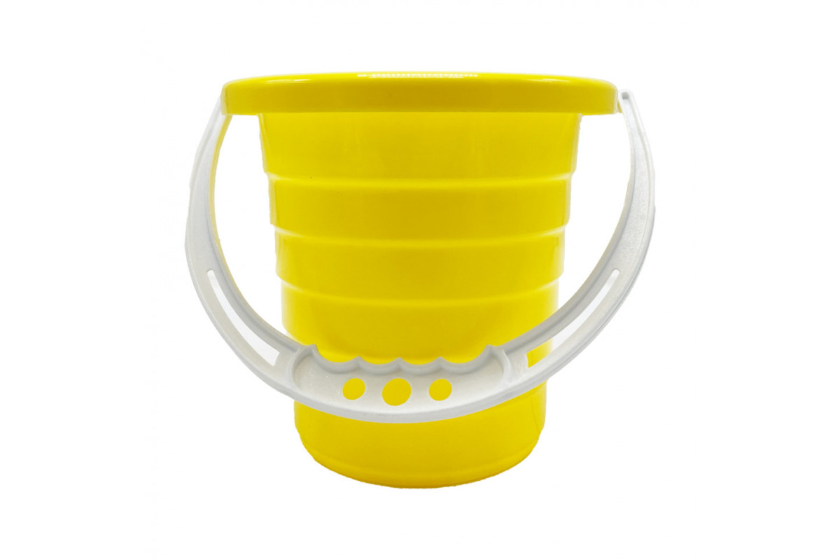 Дитяче відро для пісочниці "Середнє" S0009(Yellow) жовтий 14 см