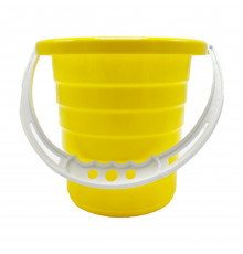 Детское ведро для песочницы "Среднее" S0009(Yellow) желтый 14 см