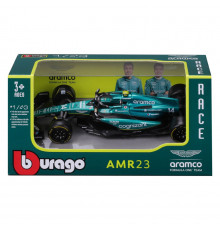 Колекційна автомодель "Aston Martin AMR23 (2023)" Bburago 18-38090, 1:43 масштаб