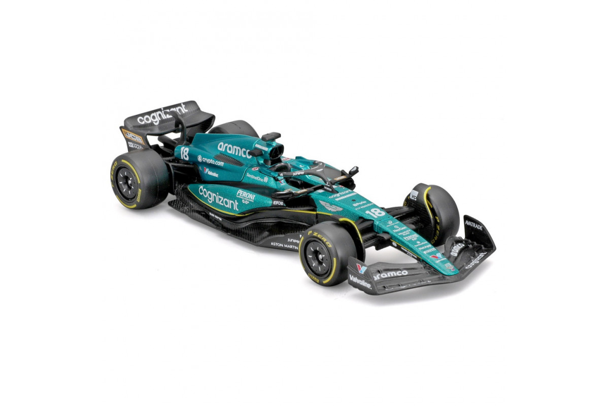 Коллекционная автомодель "Aston Martin AMR23 (2023)" Bburago 18-38090, 1:43 масштаб