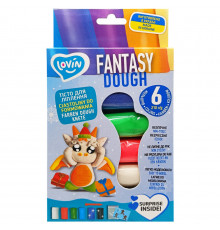Набор для лепки из теста "Fantasy Dough" 41241, 6 цветов