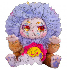 Фигурный пазл из дерева "Kimmon" PZ014-A4C-AC размер А4, картонная коробка