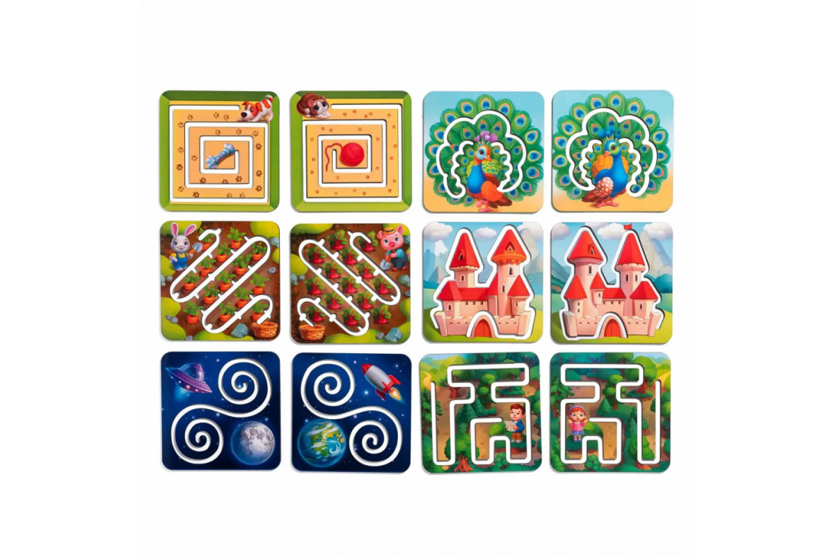 Деревянные «Межполушарные Доски лабиринты» (ПСД233) PSD233