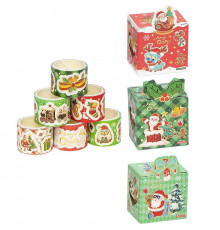 Набор декоративный скотч "Merry Christmas" XM-JD2278, 3 см x 2 м