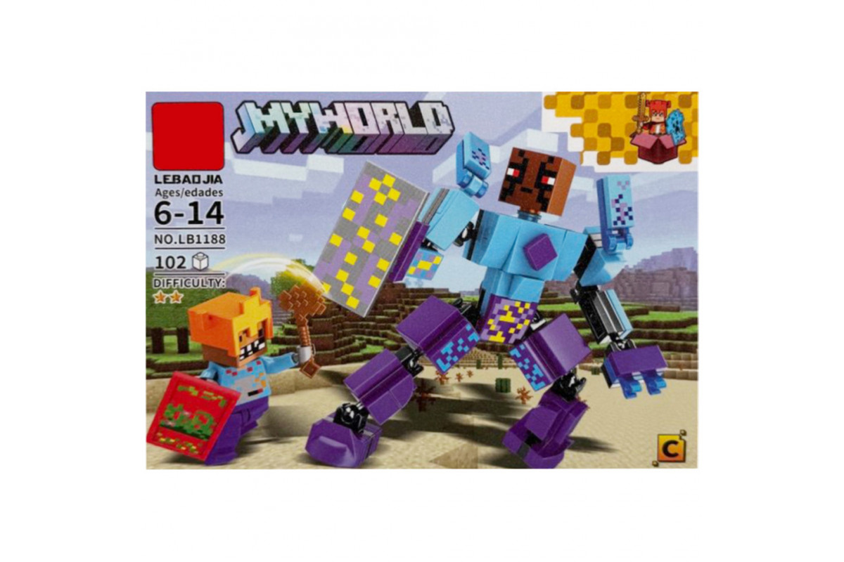 Детский конструктор "Minecraft" LB1188-C 102 детали