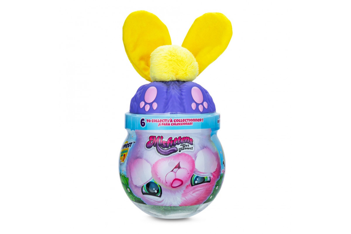 Мягкая игрушка Зайчик в банке W1 MISFITTENS 03965(W1) в ассортименте