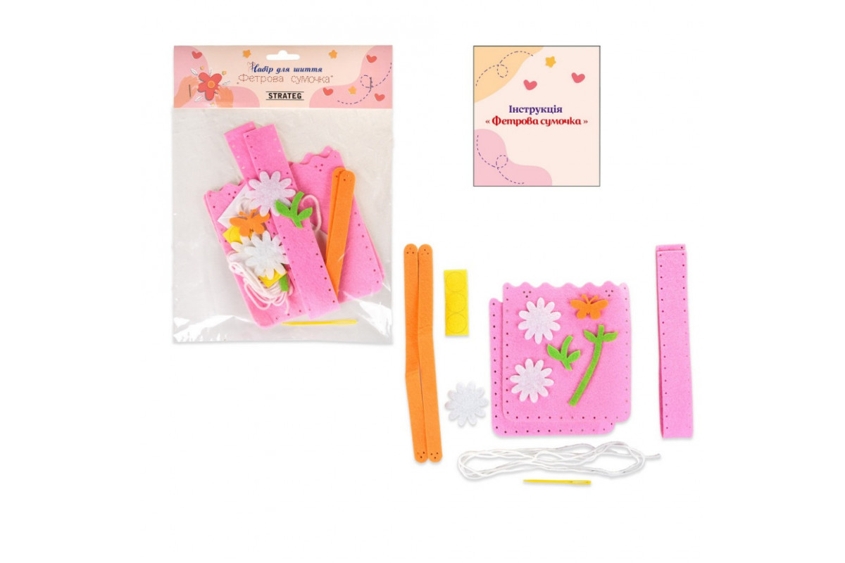 Набор для шитья Фетровая сумочка "Цветочная" 31032ST от 3 лет