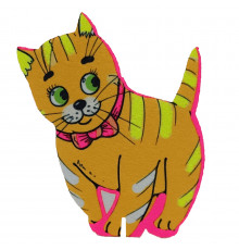 Фетровая сувенирная фигурка на подставке "Котик" 180199