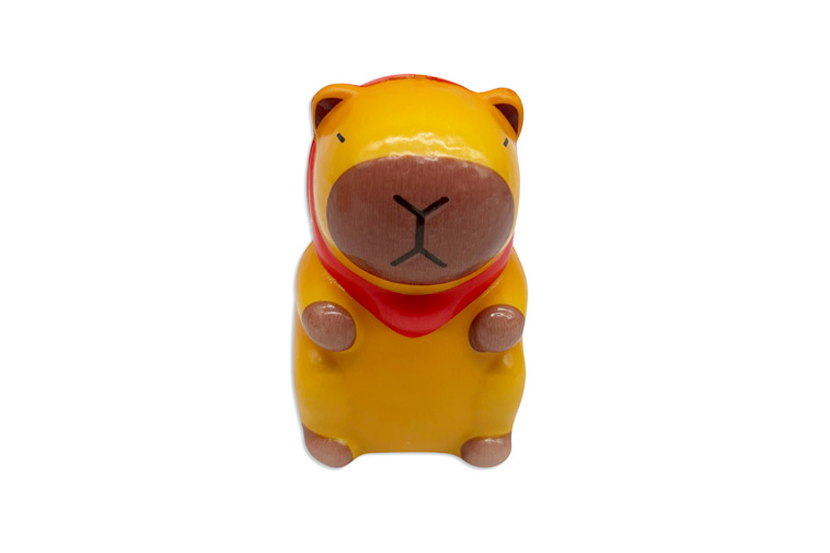 Игрушка-антистресс Сквиш "Капибара в шапочке" MS 4734-1 с ароматом, 9 см