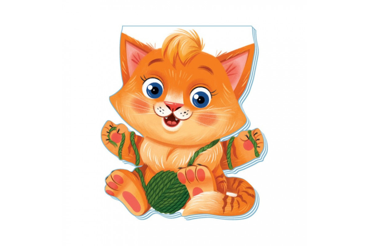 Детская книжка "Забавные лапки: Котик" Ранок 340013 на украинском языке