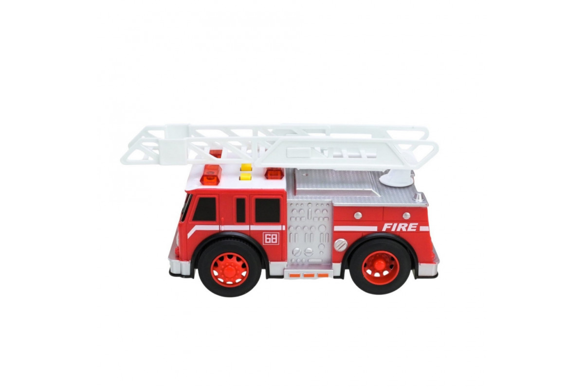 Детская автомодель "Пожарная служба" 7992, 19 см, звуковые и световые эффекты