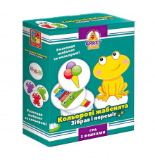 Игра настольная "Цветные лягушата" Vladi Toys VT8025-06 укр