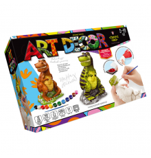 Креативное творчество "ART DECOR" укр. ARTD-01 фигурка с гипса Динозавр