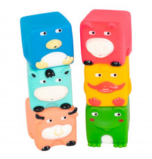 Детский набор для купания "Кубики-зверята" 9050_набір_з_качечкою