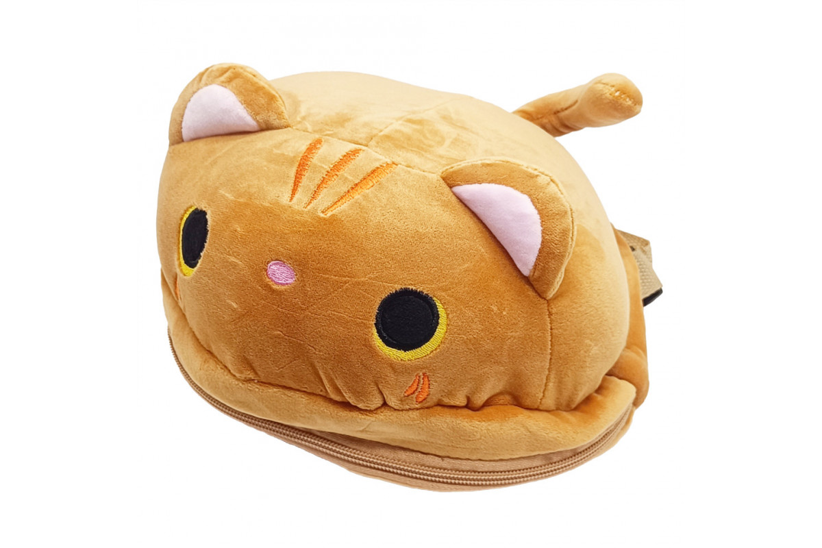 Рюкзак дитячий "Big CAT" FG231104050P, застібка-блискавка, 1 відділення, вушка Коричневий