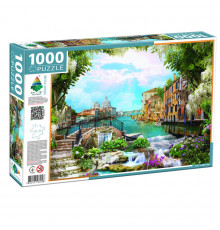 Пазл классический "Древние дома Венеции" 84948, 1000 элементов