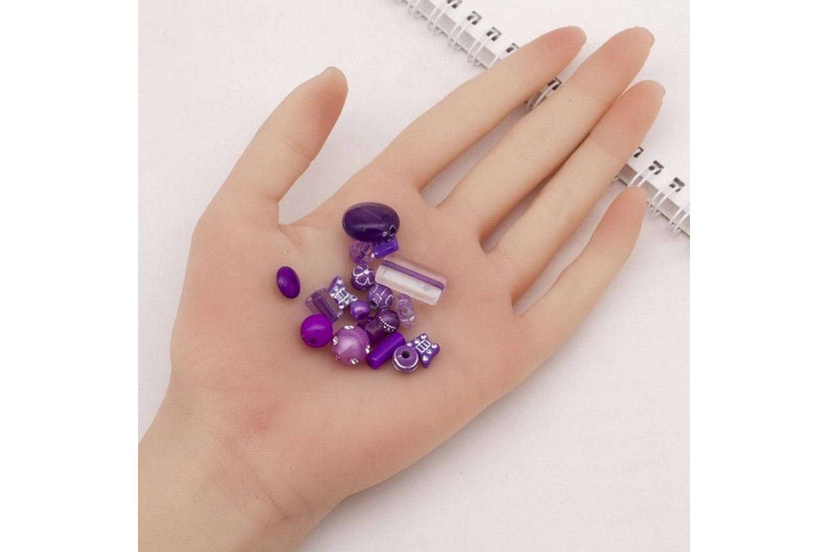 Декоративные бусинки для творчества Бомбей Dom Busin УТ100014231 в упаковке 74 шт