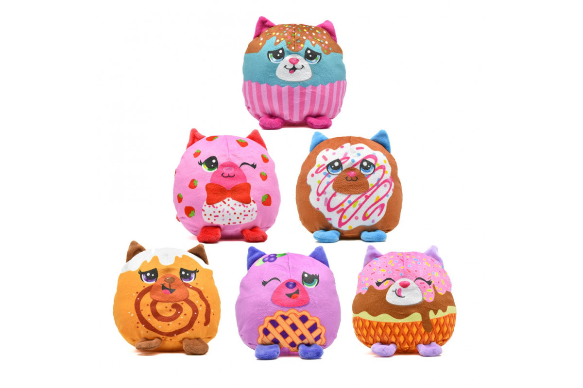 Детская мягкая игрушка "Котик в банке" Misfittens 03948(W3) в ассортименте