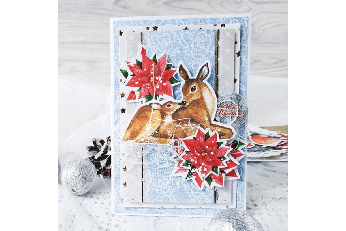 Набір для створення вітальних листівок "Новорічні побажання" FDGCK-001 в асортименті