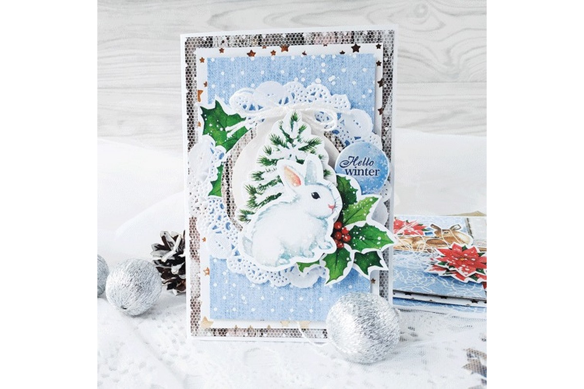 Набір для створення вітальних листівок "Новорічні побажання" FDGCK-001 в асортименті