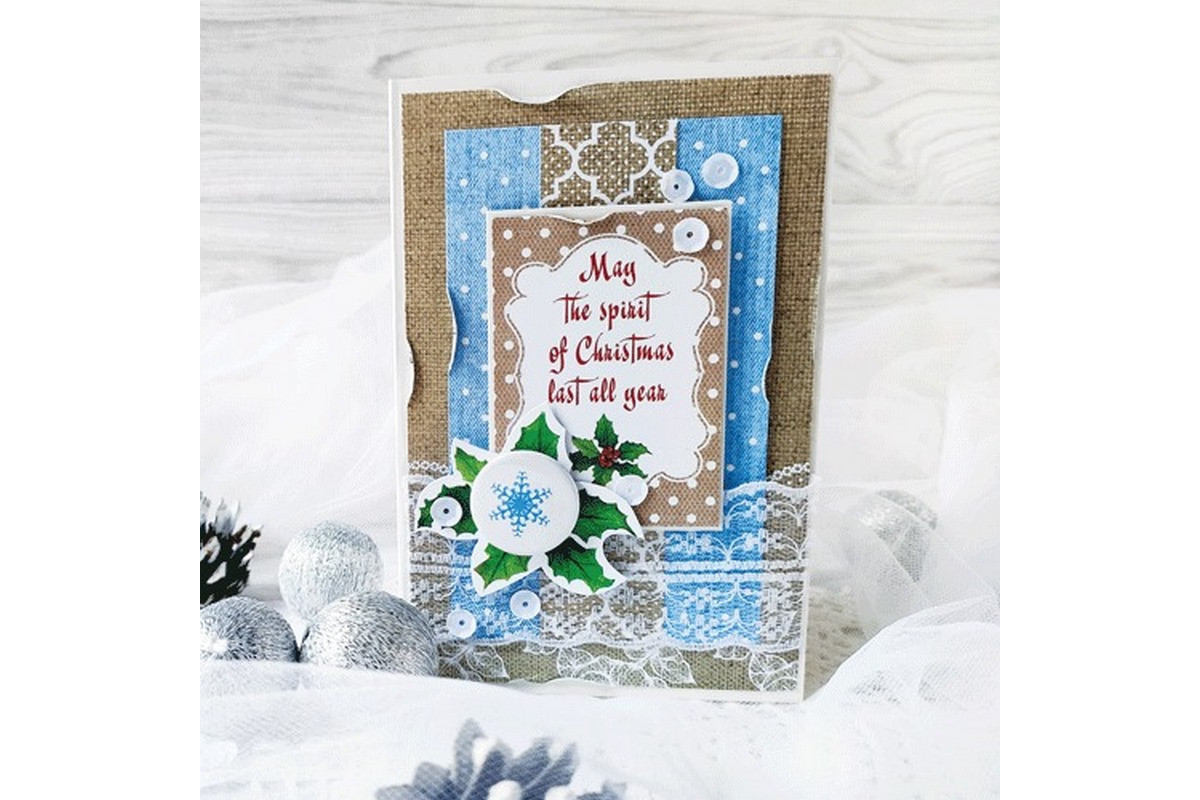 Набір для створення вітальних листівок "Новорічні побажання" FDGCK-001 в асортименті