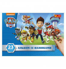Альбом с наклейками "Щенячий патруль" 10192004, 2 листа с наклейками