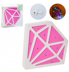 Детский ночник Кристалл MD 2242 деревянный