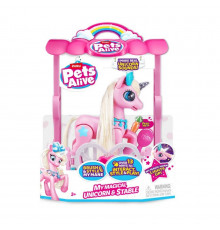 Интерактивный игровой набор Волшебный единорог в домике Pets Alive S2 9545 со светом и звуком