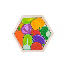 Детский деревянный пазл вкладыш "Овощи" C9441-6