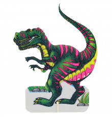 Фетровая сувенирная фигурка на подставке "Динозавр" 180205