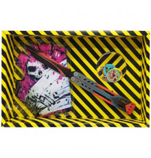 Сувенірні ножі дерев'яні набір BOX "Метелик BLACK WIDOW" BALW-B