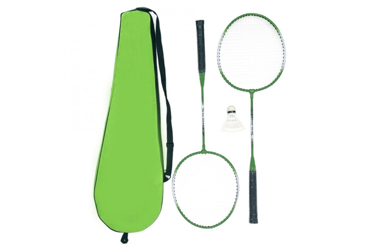 Набор для бадминтона NE-BD-208G 2 ракетки, волан, чехол