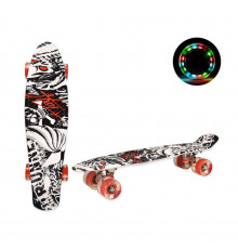Скейт "Пенні борд"  SC20502 PU колеса зі світлом, 56 см