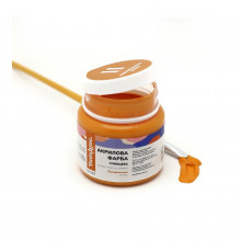 Акриловая краска глянцевая Оранжевая Brushme AP5011 50 мл