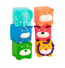 Детский набор для купания "Кубики-зверята" 9050_набір_зі_слоником