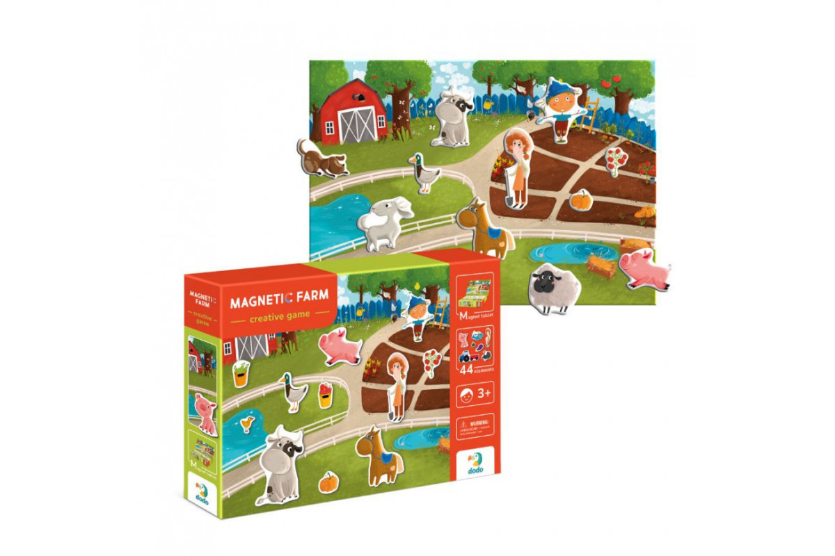 Развивающая магнитная игра "Ферма" DoDo 200206