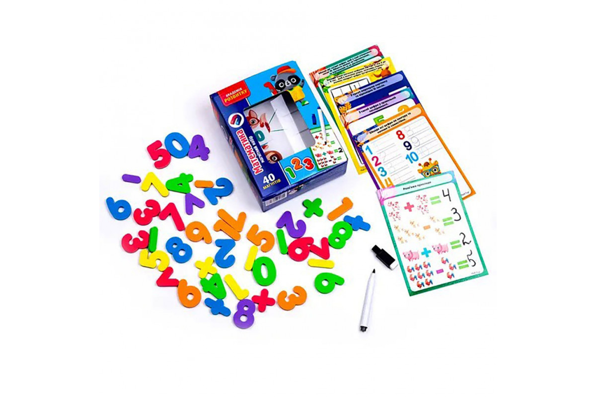 Гра настільна "Магнітний набір. Математика" VT5411-16