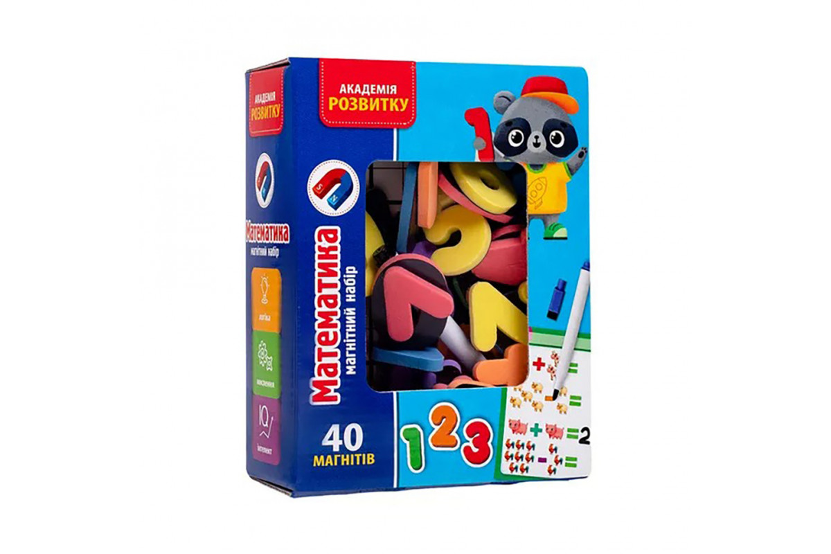 Гра настільна "Магнітний набір. Математика" VT5411-16