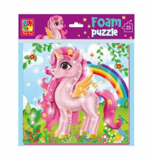 Мягкие пазлы "Розовый единорог" VT1109-06, 22 х 23 см