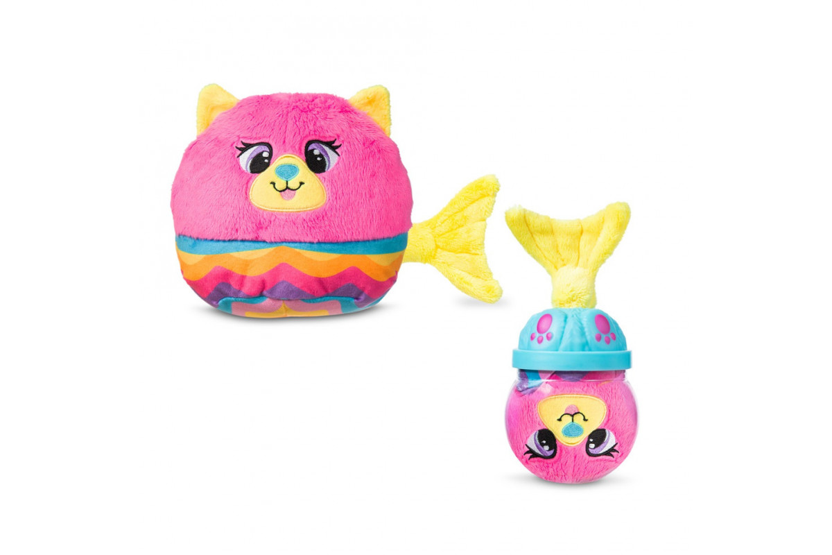 Дитяча м’яка іграшка "Кошеня в акваріумі" Misfittens 03945(W2) в ассортименті