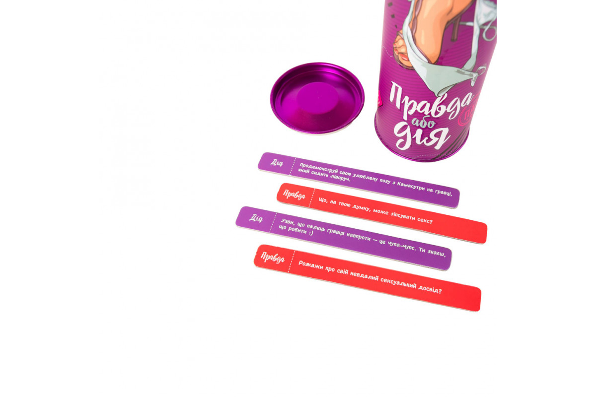 Настольная игра "Правда или Дело: для Пар" Fun Games Shop FGS18-UKR Укр