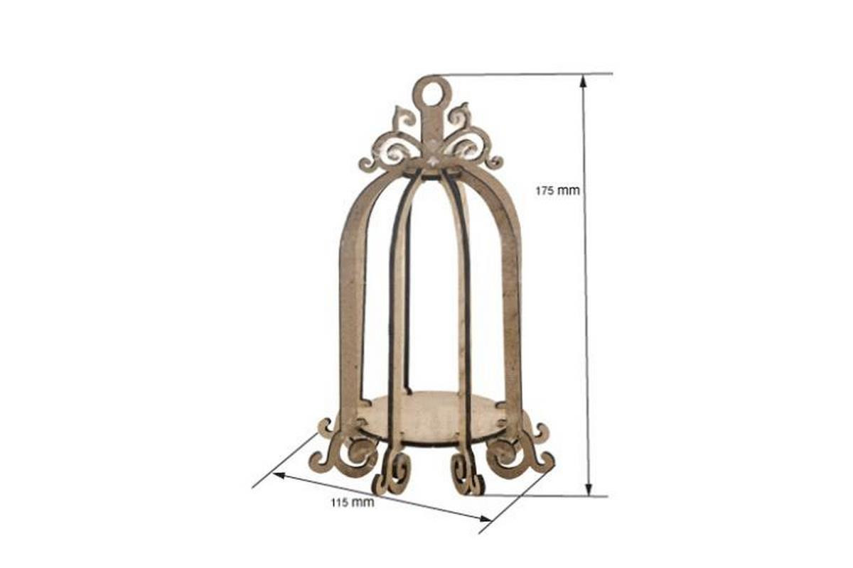 Заготовка для декорирования "Клетка Ажур-S" FDPO-050